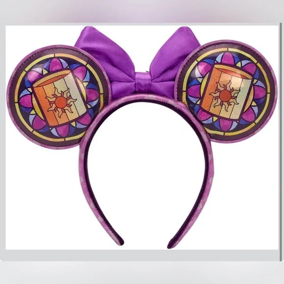 Loungefly Disney Princess Stained Glass Rapunzel Tangled  display picture 2